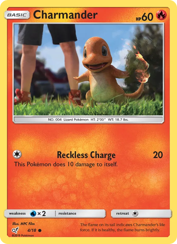 Charmander #4 – Detective Pikachu card