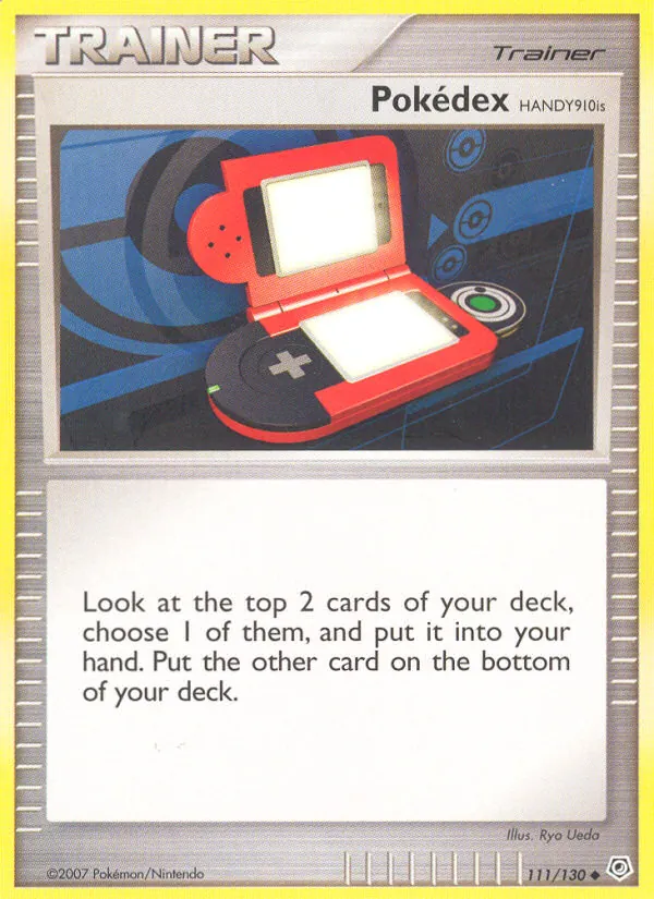 Pokédex HANDY910is #111 – Diamond & Pearl card