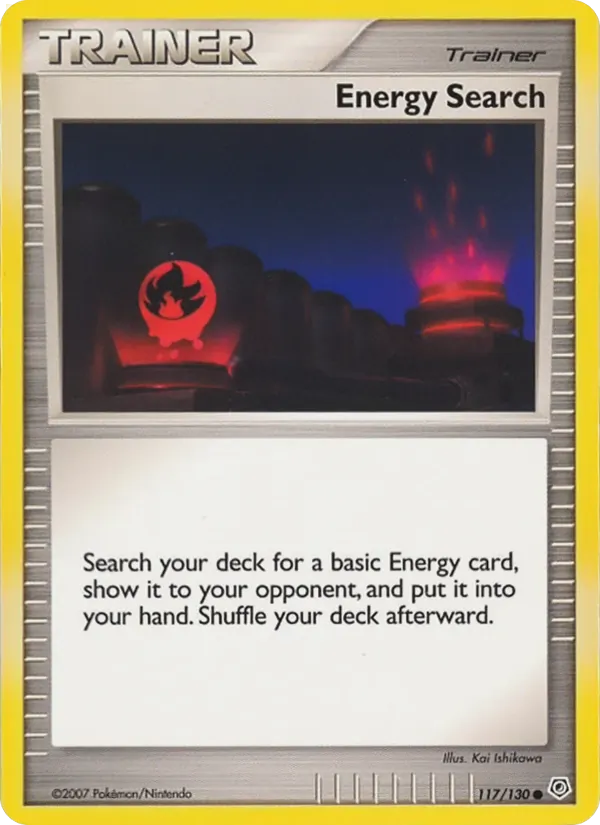 Energy Search #117 – Diamond & Pearl card