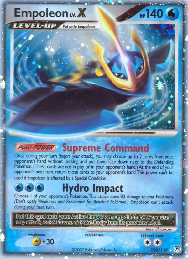 Empoleon #120 – Diamond & Pearl card