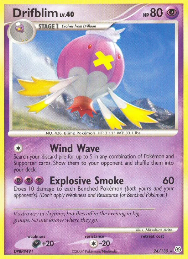 Drifblim #24 – Diamond & Pearl card