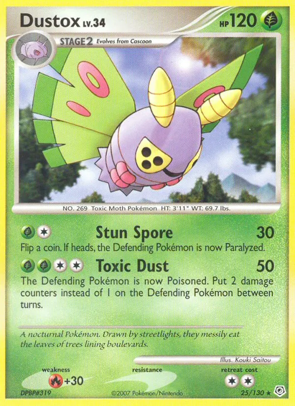 Dustox #25 – Diamond & Pearl card