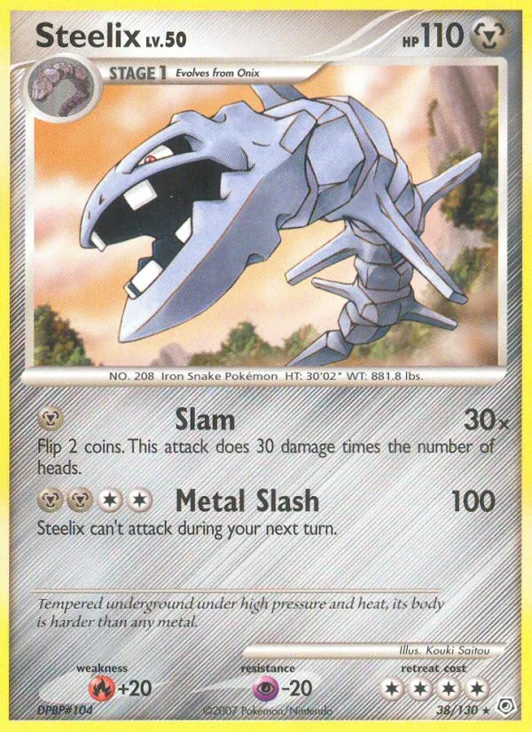 Steelix #38 – Diamond & Pearl card