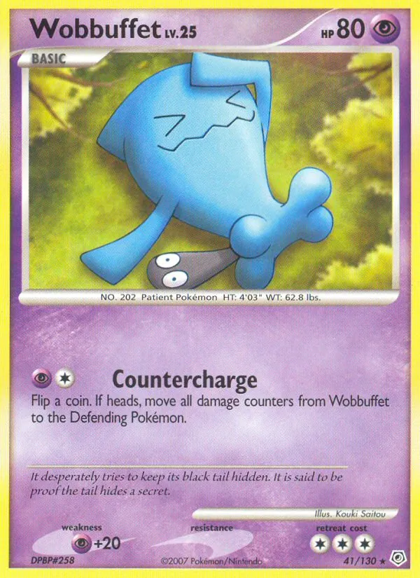 Wobbuffet #41 – Diamond & Pearl card