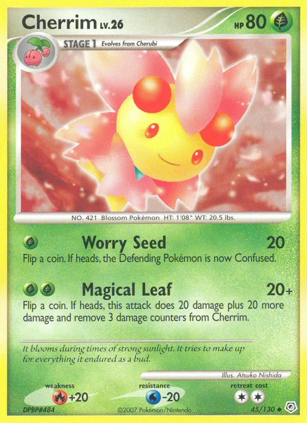 Cherrim #45 – Diamond & Pearl card
