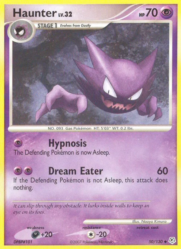 Haunter #50 – Diamond & Pearl card
