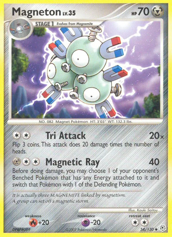 Magneton #54 – Diamond & Pearl card