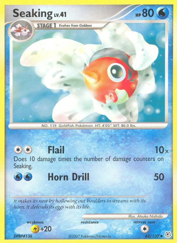 Seaking #62 – Diamond & Pearl card