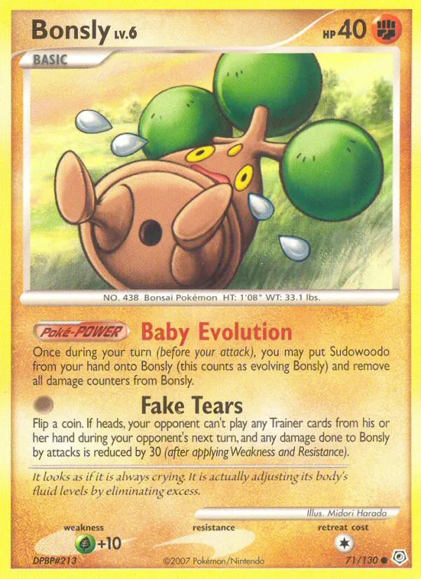 Bonsly #71 – Diamond & Pearl card