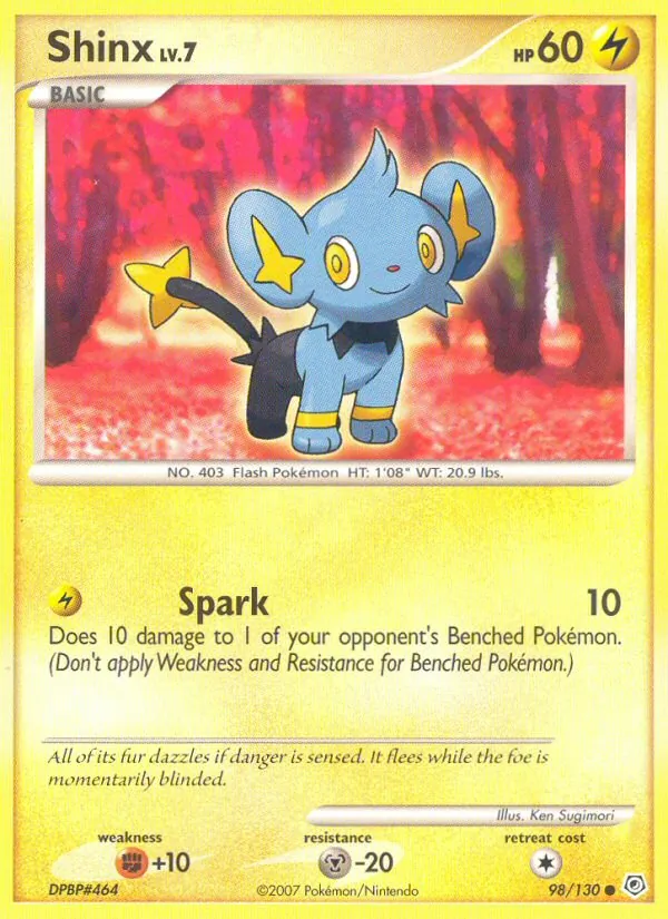 Shinx #98 – Diamond & Pearl card