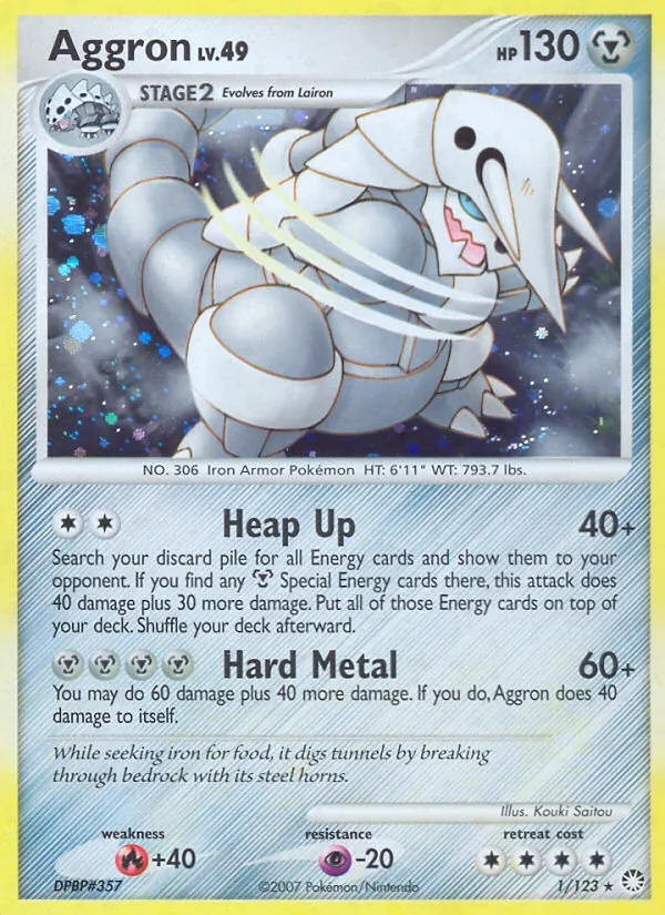 Aggron #1 – Mysterious Treasures card
