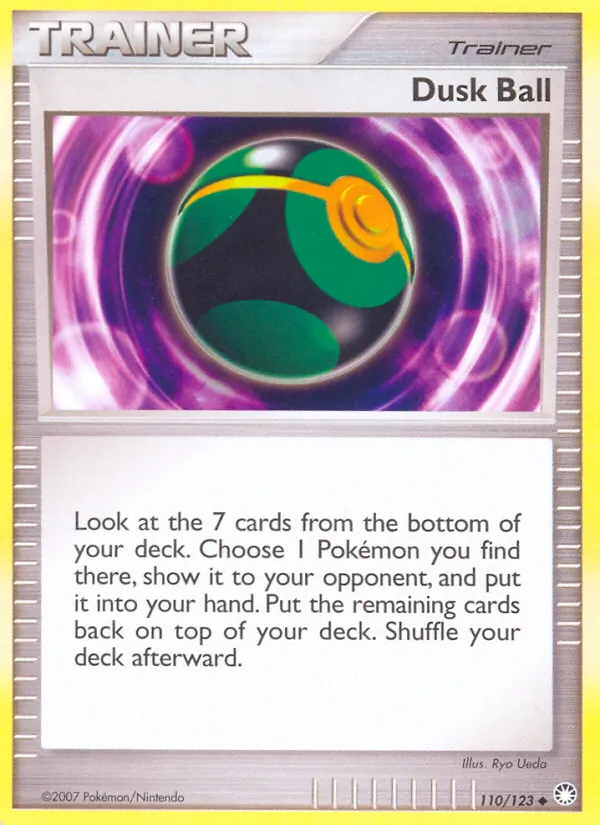 Dusk Ball #110 – Mysterious Treasures card