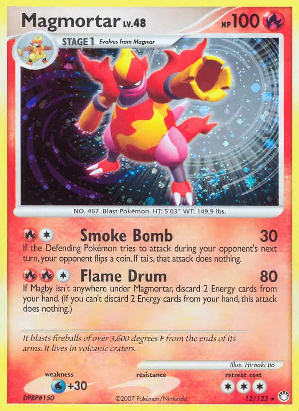 Magmortar #12 – Mysterious Treasures card