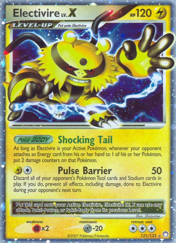 Electivire #121 – Mysterious Treasures card