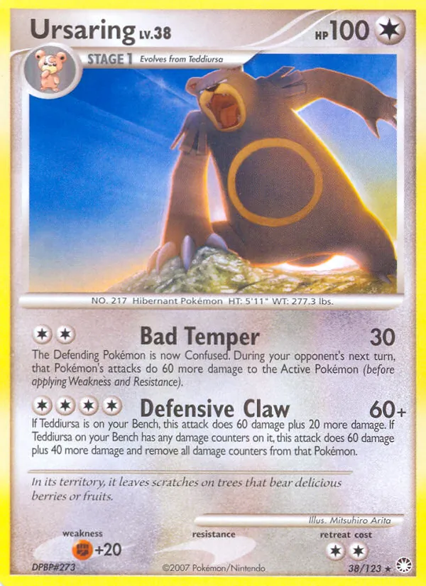Ursaring #38 – Mysterious Treasures card