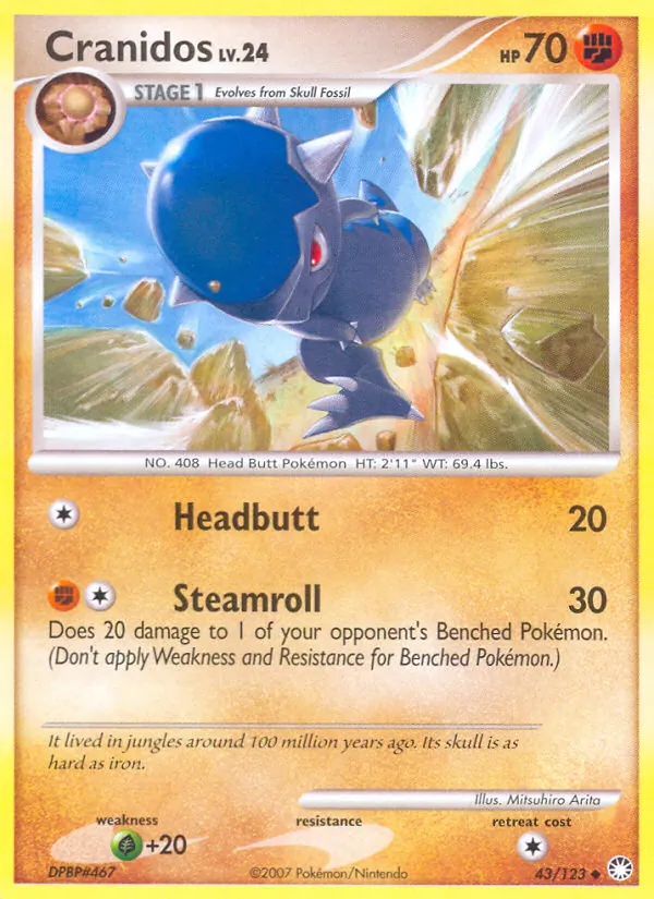 Cranidos #43 – Mysterious Treasures card