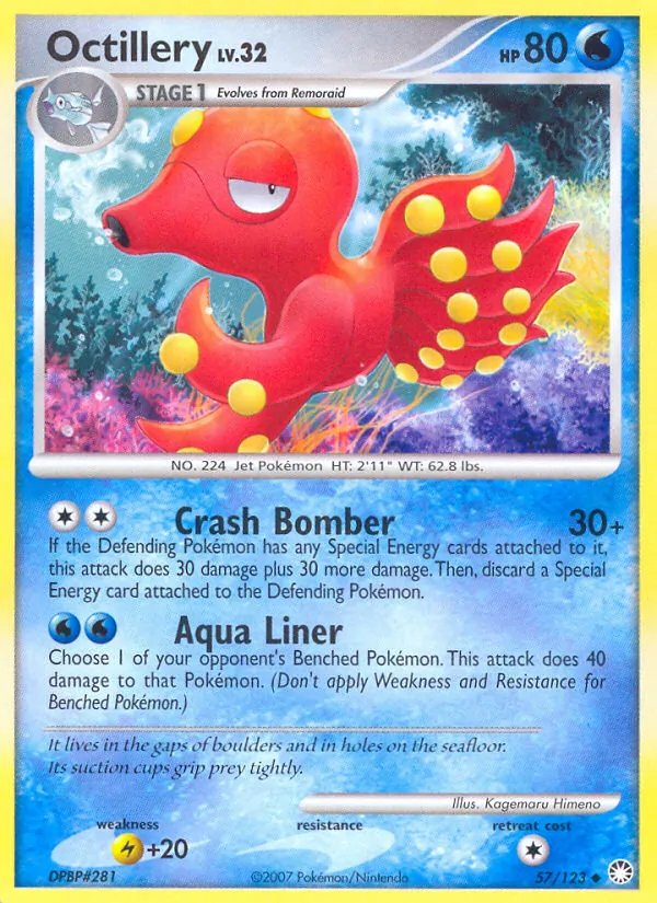 Octillery #57 – Mysterious Treasures card