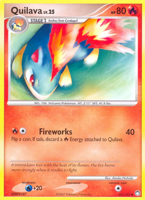 Quilava #60 – Mysterious Treasures card