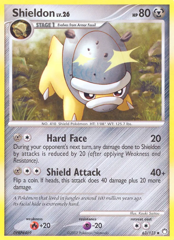 Shieldon #63 – Mysterious Treasures card