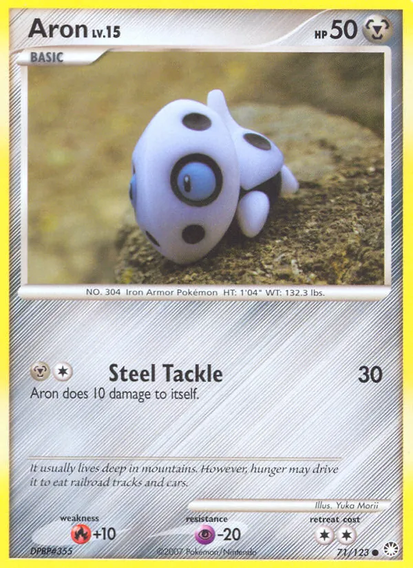 Aron #71 – Mysterious Treasures card