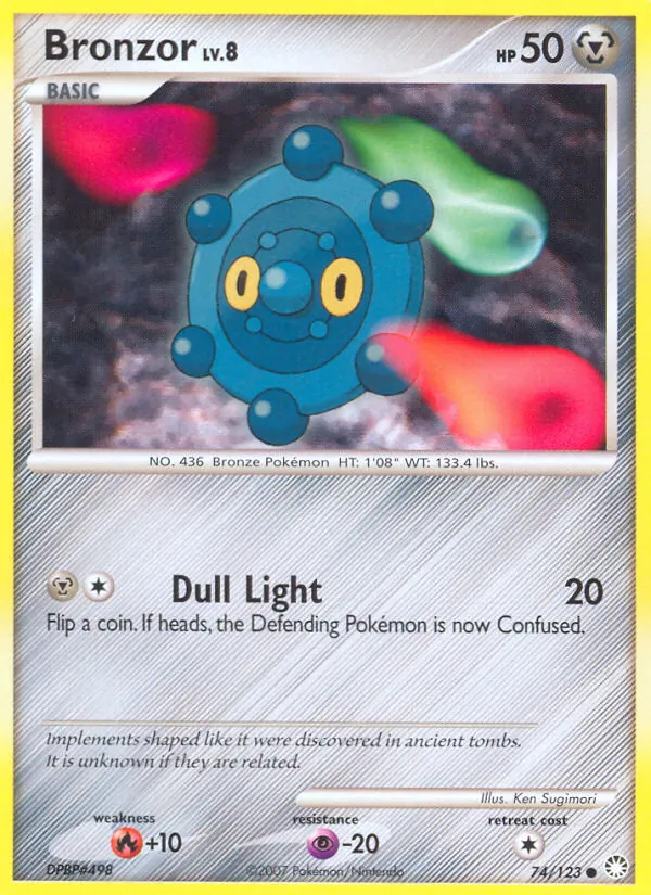 Bronzor #74 – Mysterious Treasures card