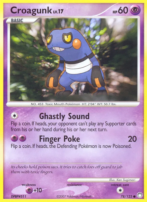 Croagunk #78 – Mysterious Treasures card