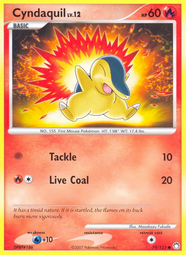 Cyndaquil #79 – Mysterious Treasures card