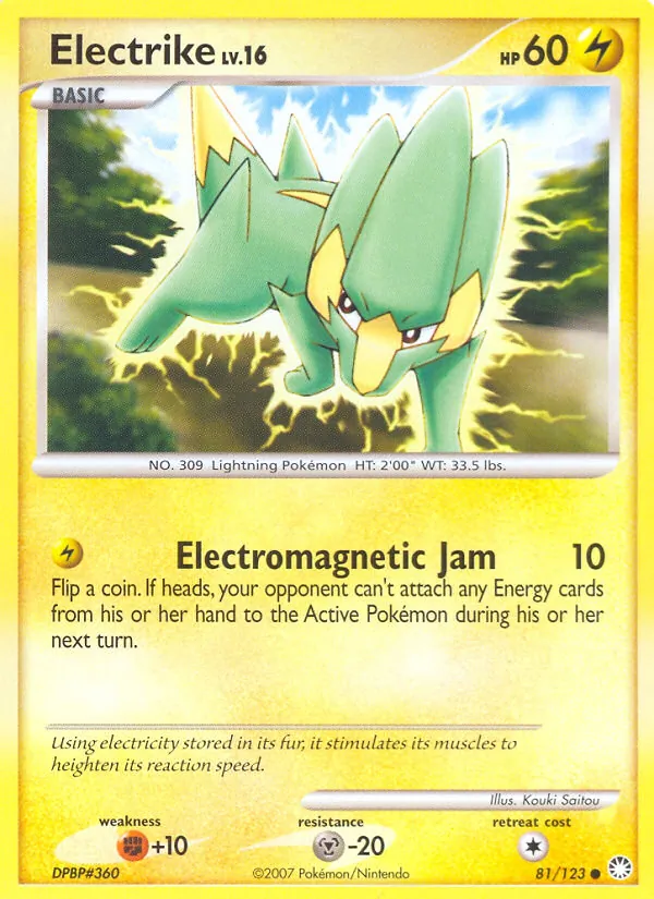 Electrike #81 – Mysterious Treasures card