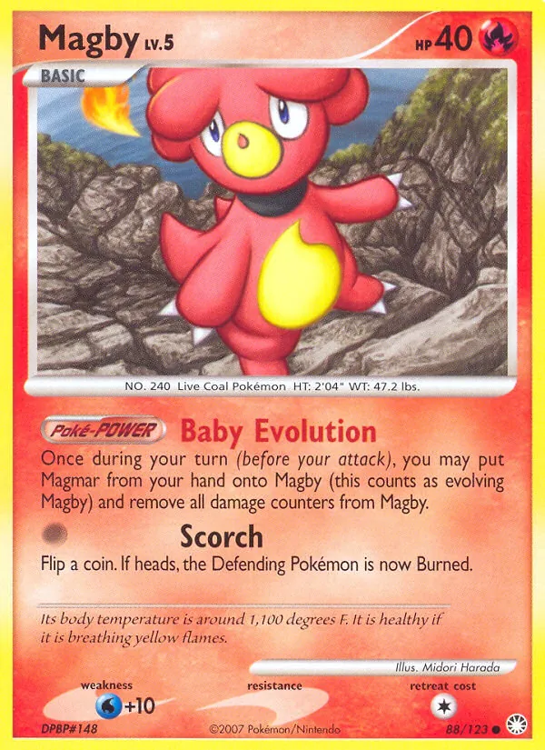 Magby #88 – Mysterious Treasures card