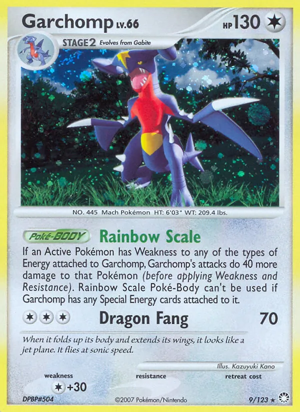 Garchomp #9 – Mysterious Treasures card