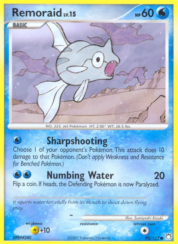 Remoraid #95 – Mysterious Treasures card