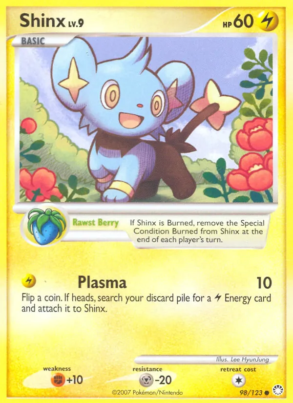 Shinx #98 – Mysterious Treasures card