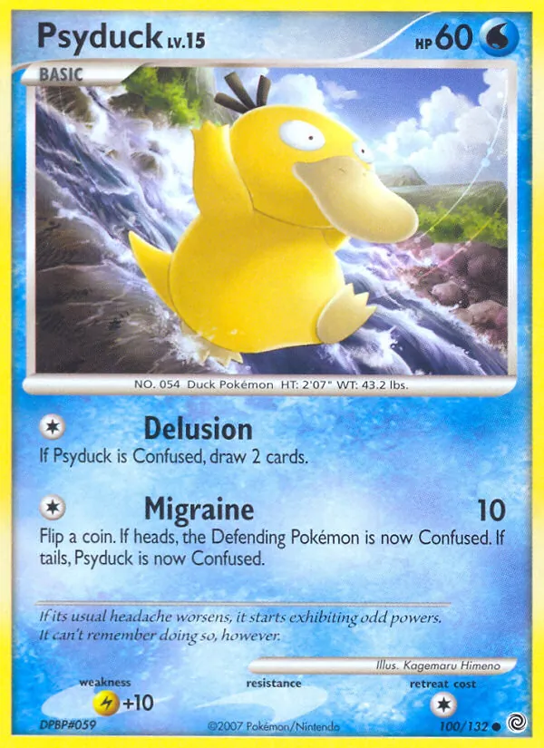 Psyduck #100 – Secret Wonders card