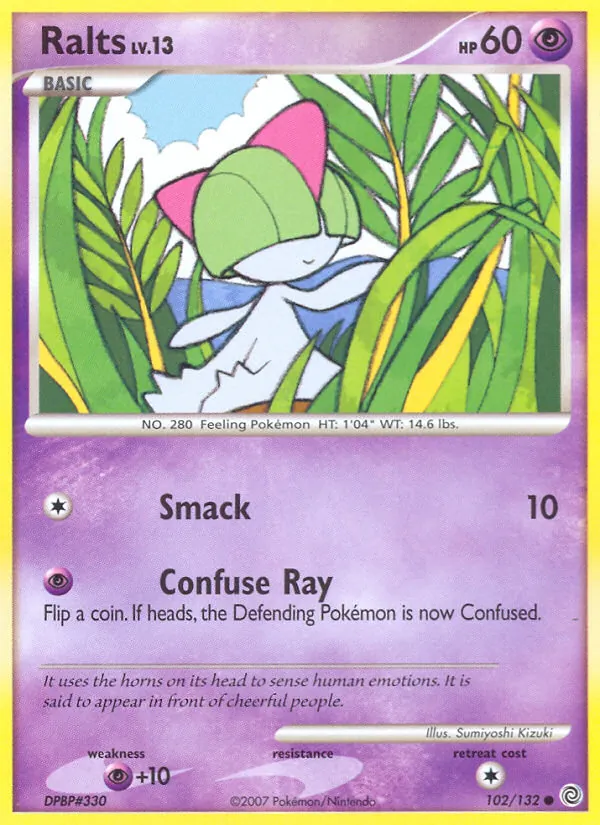 Ralts #102 – Secret Wonders card
