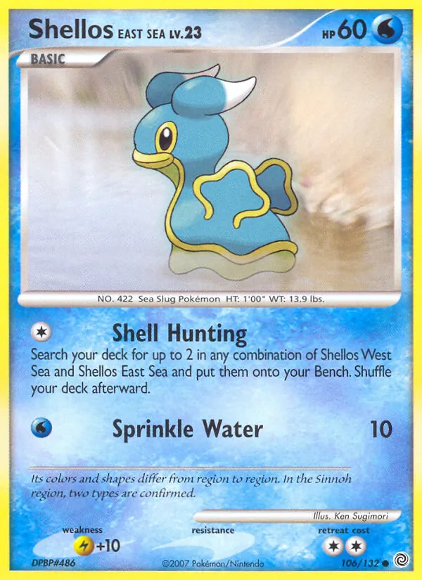 Shellos East Sea #106 – Secret Wonders card