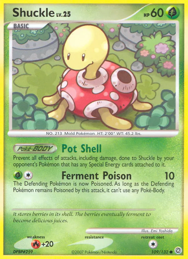 Shuckle #109 – Secret Wonders card