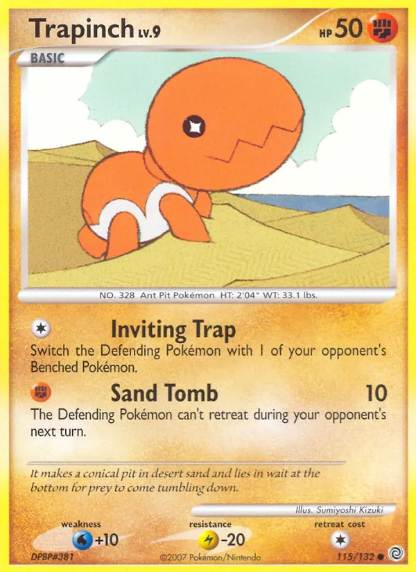 Trapinch #115 – Secret Wonders card