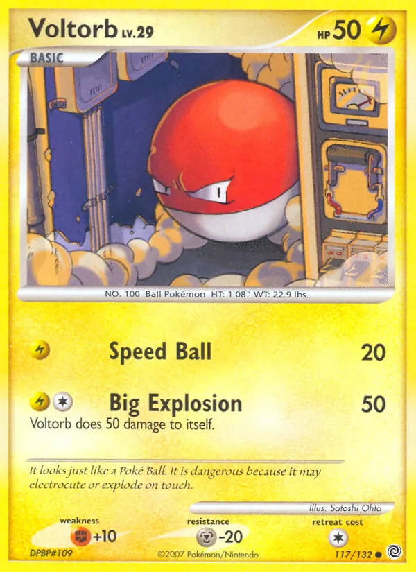 Voltorb #117 – Secret Wonders card