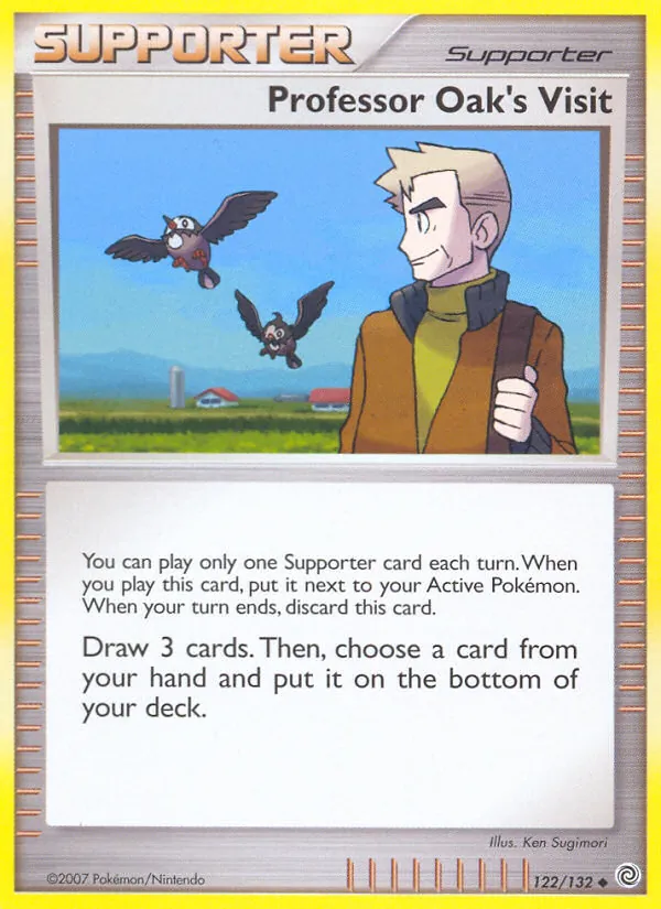 Professor Oak's Visit #122 – Secret Wonders card