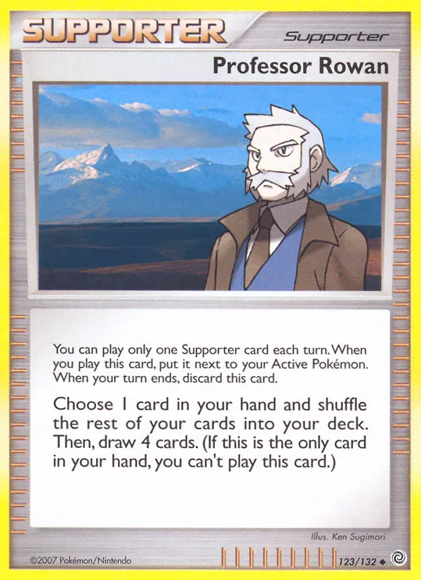 Professor Rowan #123 – Secret Wonders card