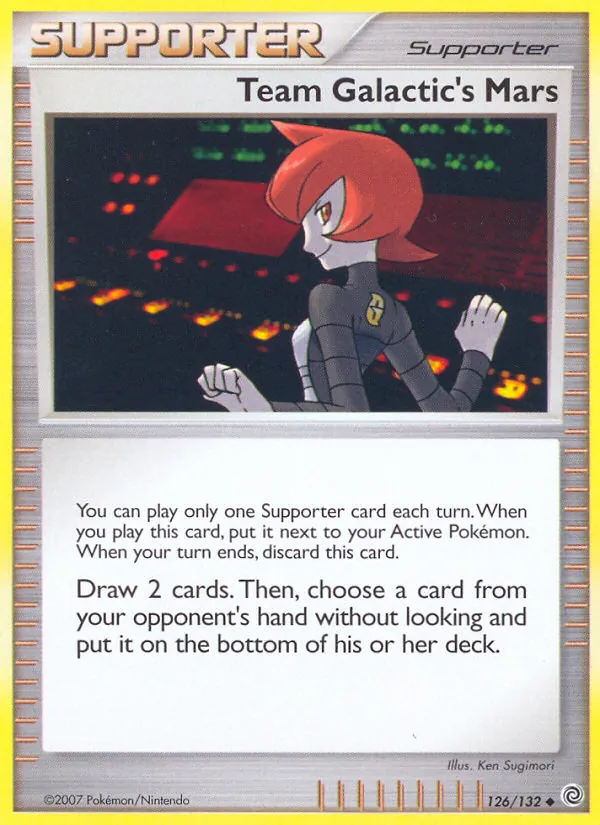 Team Galactic's Mars #126 – Secret Wonders card