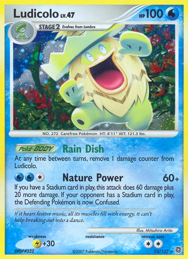 Ludicolo #13 – Secret Wonders card