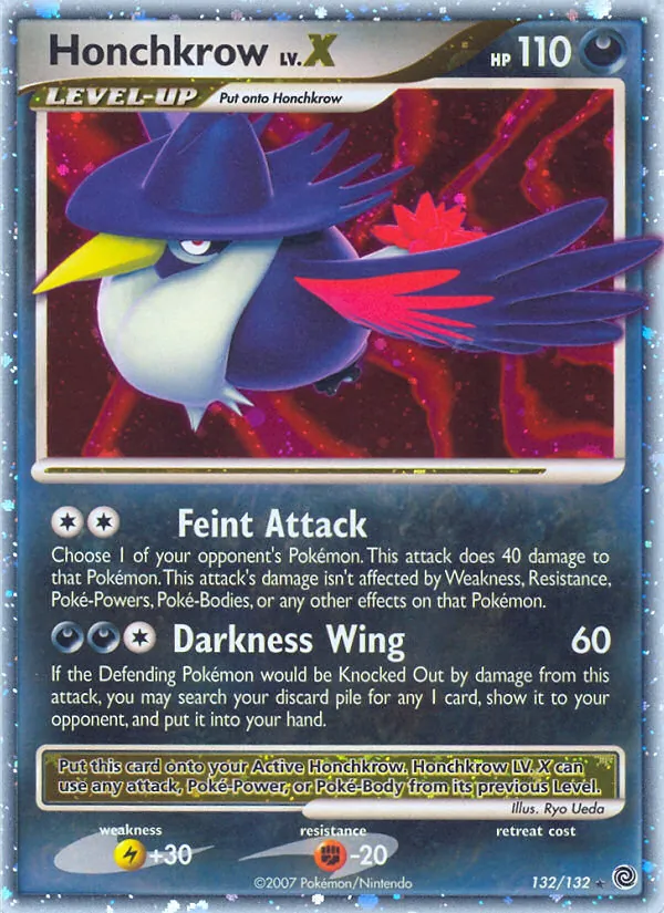 Honchkrow #132 – Secret Wonders card