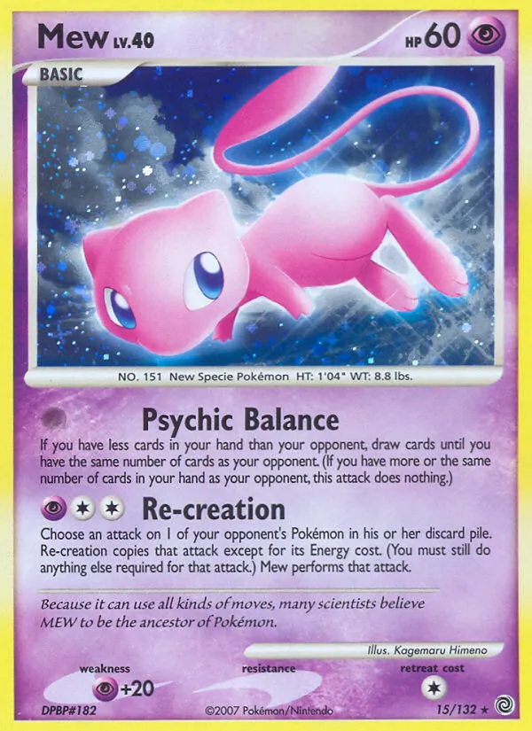 Mew #15 – Secret Wonders card