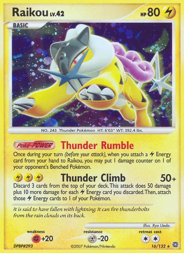 Raikou #16 – Secret Wonders card