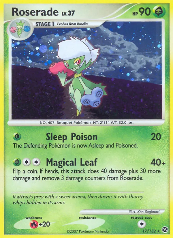 Roserade #17 – Secret Wonders card