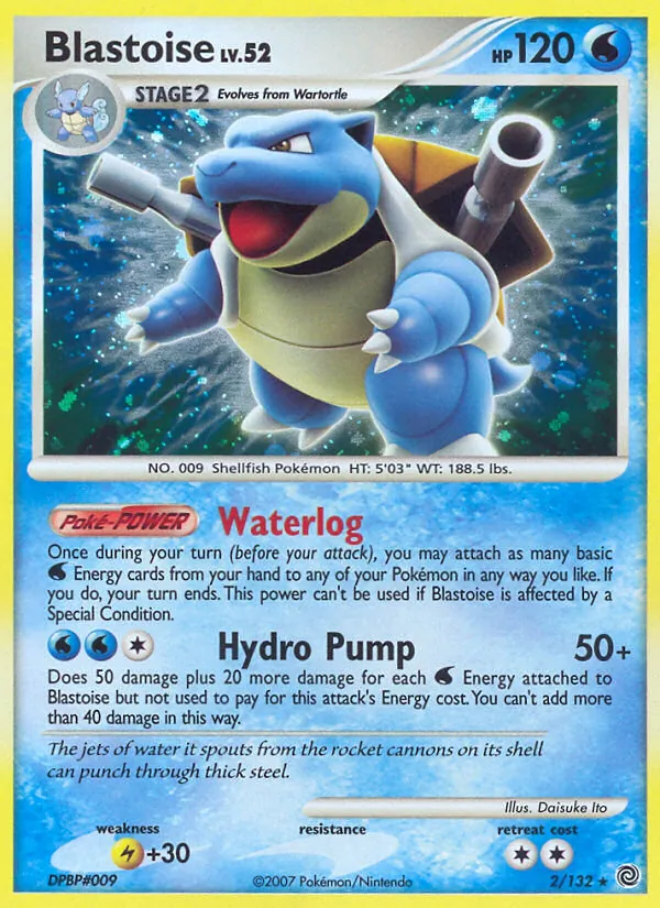 Blastoise #2 – Secret Wonders card