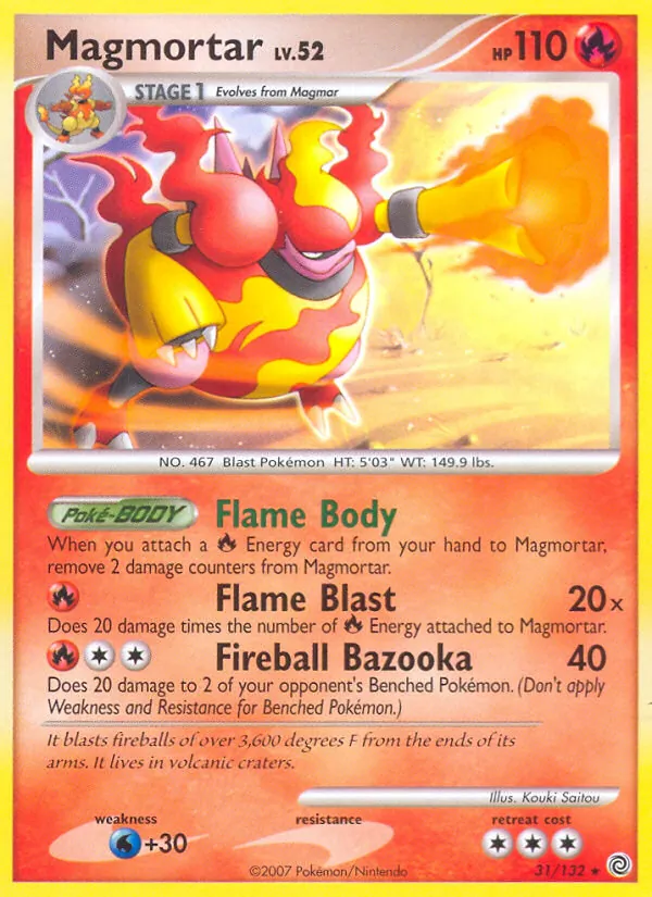 Magmortar #31 – Secret Wonders card