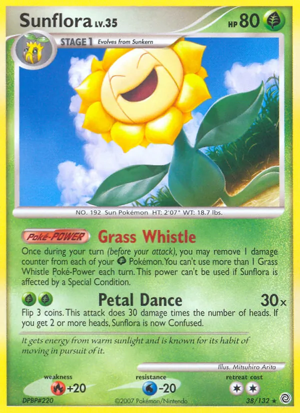 Sunflora #38 – Secret Wonders card