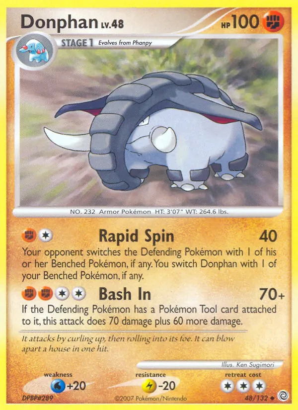 Donphan #48 – Secret Wonders card